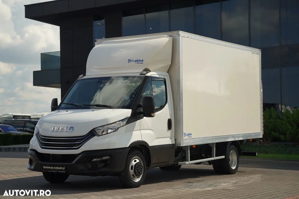 Iveco DAILY 35-160 / CONTAINER - 4,3 M / ELEVATOR SORENSEN - 750 KG / 3 LOCURI / DOUĂ / IMPORTAT / - 2