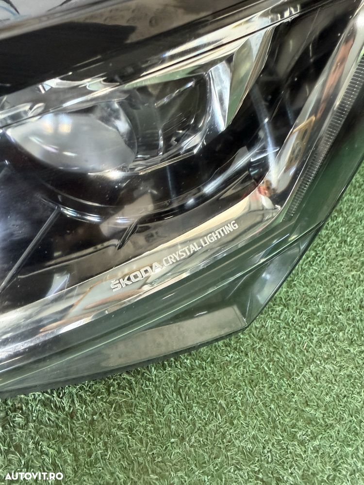 Far stanga Skoda Superb 3 Crystal light complet - 3
