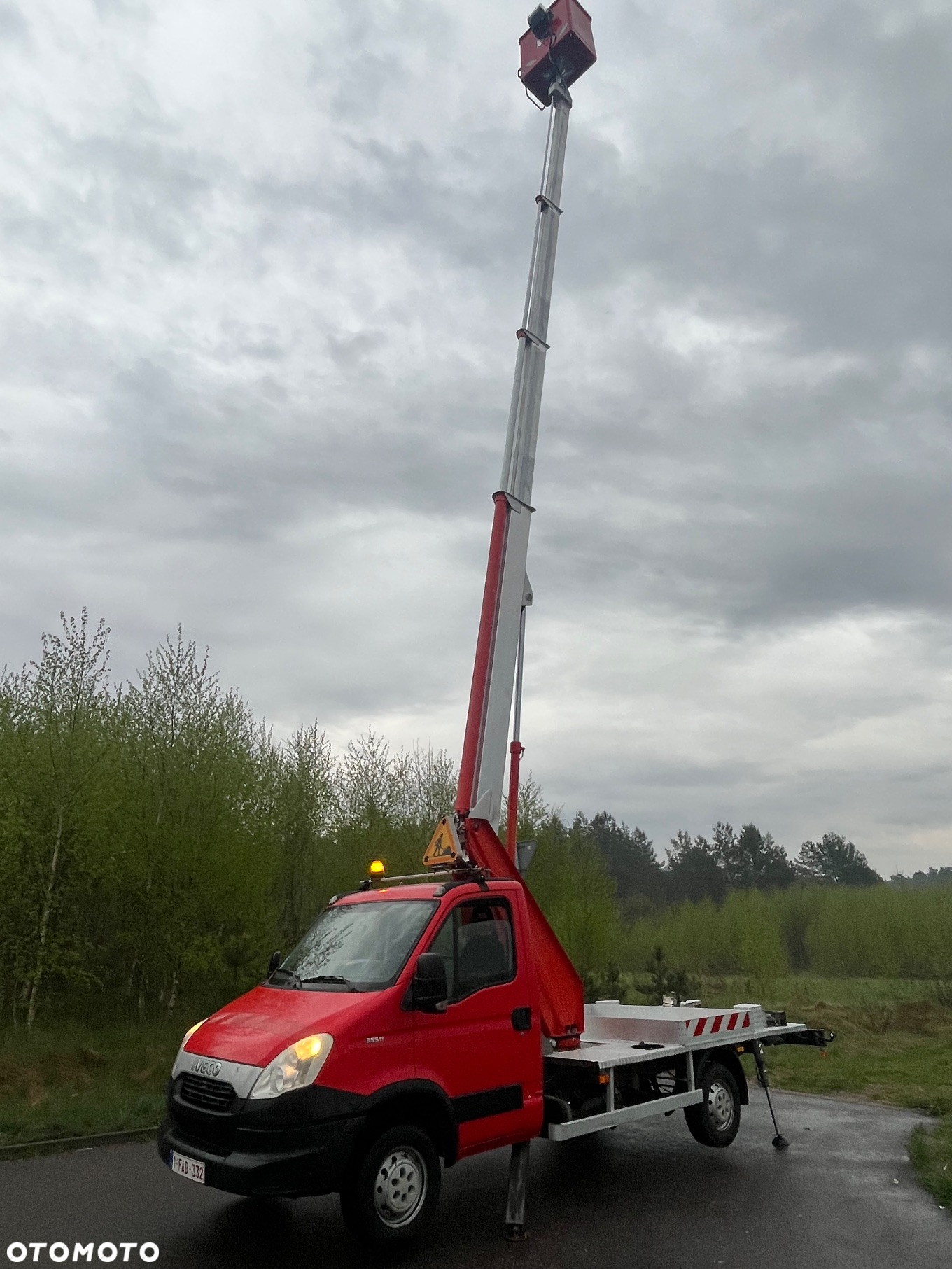 Iveco Podnośnik Koszowy Zwyżka Multitel 202 Ds 20,2 Metra 10 m w Bok UDT jak Ruthmann Wumag Gsr - 26