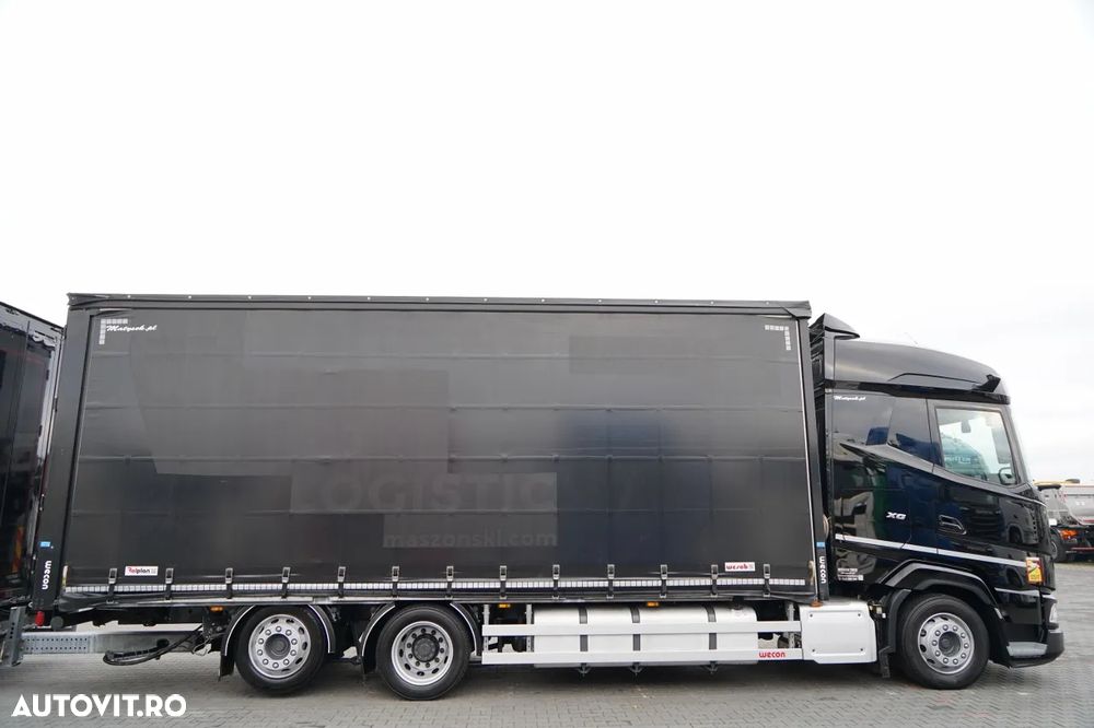 DAF XG 480 / COMBINAȚIE TANDEM / 120 M3 / TRAVERSE / 6x2 / PUNTE RELAXABILĂ / I-PARK COOL / WECON / SAF / 2023 - 12