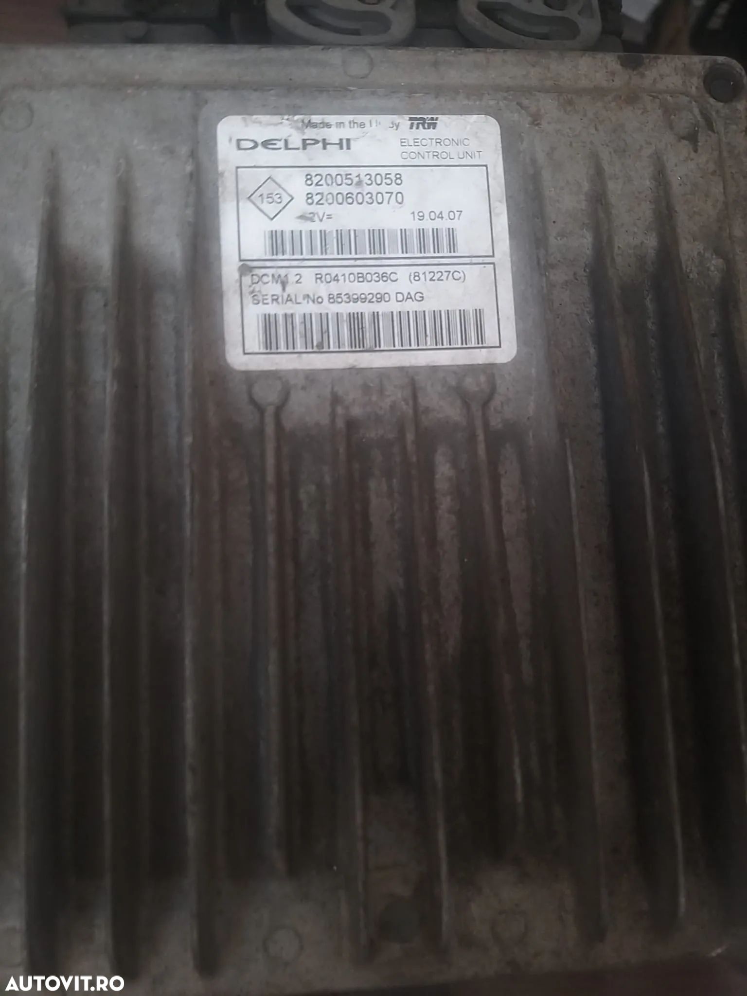 Calculator ECU cod: 8200513058 pentru Renault Clio 3 1.5 DCI - 1