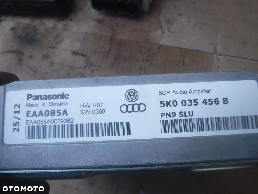 Vw T5 Lift T6 multivan Audi Skoda wzmacniacz 5K0035456B - 2