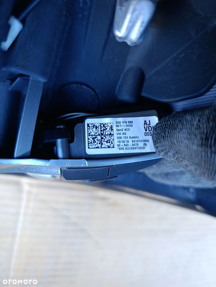 VW PASSAT B8 KIEROWNICA SKÓRA MULTIFUNKCJA ŁOPATKI EUROPA 3G0419089AJ - 9