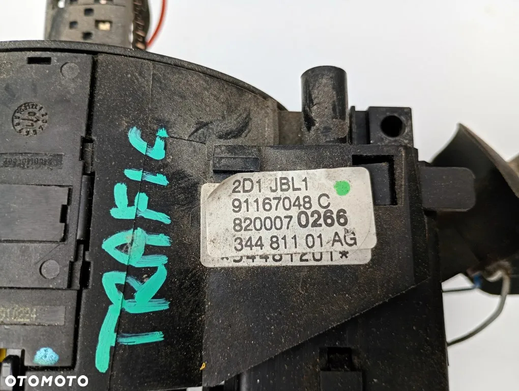 Przełącznik Zespolony Manetka Taśma Vivaro A Nissan Primastar Trafic II 2001-2014 8200070266 - 9