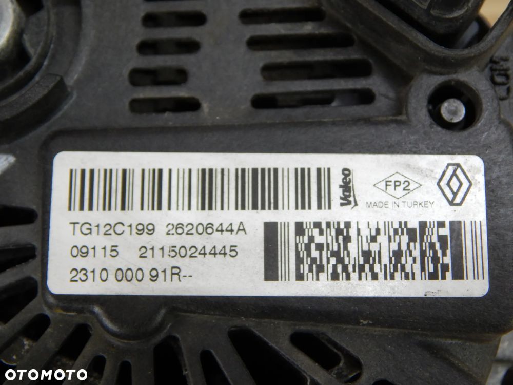 Alternator 0.9 1.2 TCe Dacia Sandero duster Logan Renault Clio Captur kadjar 09-20 Łuków części - 11
