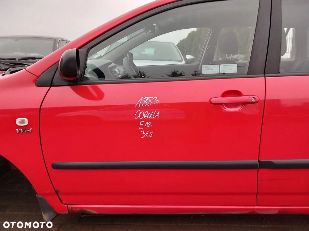 TOYOTA COROLLA E12 DRZWI LEWE PRZEDNIE LEWY PRZÓD KOLOR: 3E5 - 1