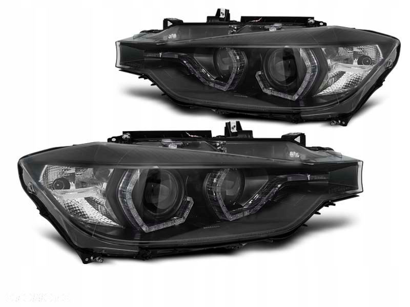 lampy reflektory bmw f30 f31 lci 15-18 led black - 1