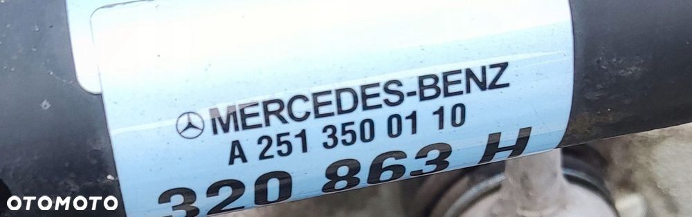 mosty tył tylny zawieszenie półosie mercedes r-klasa w251 a1643500414 - 11