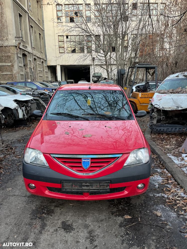 Bara fata completa Dacia Logan 1 rosu passion 2004-2009 - 2