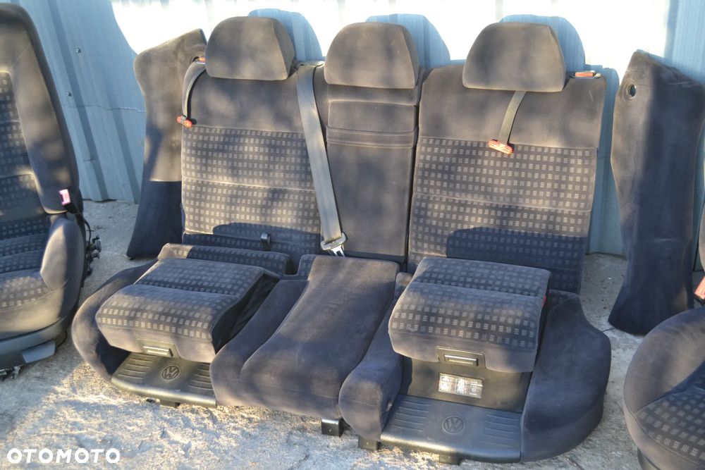VW PASSAT B5 FL KOMBI FOTEL FOTELE PRZÓD PRZEDNIE KANAPA TYŁ WELUROWE FOTELIKI KPL POMORSKIE - 4