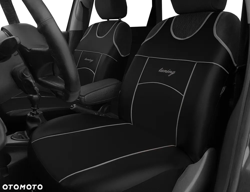 KOSZULKI POKROWCE NA FOTELE SAMOCHODOWE UNIWERSALNE NA PRZÓD SKÓRZANE SKÓRA - 11