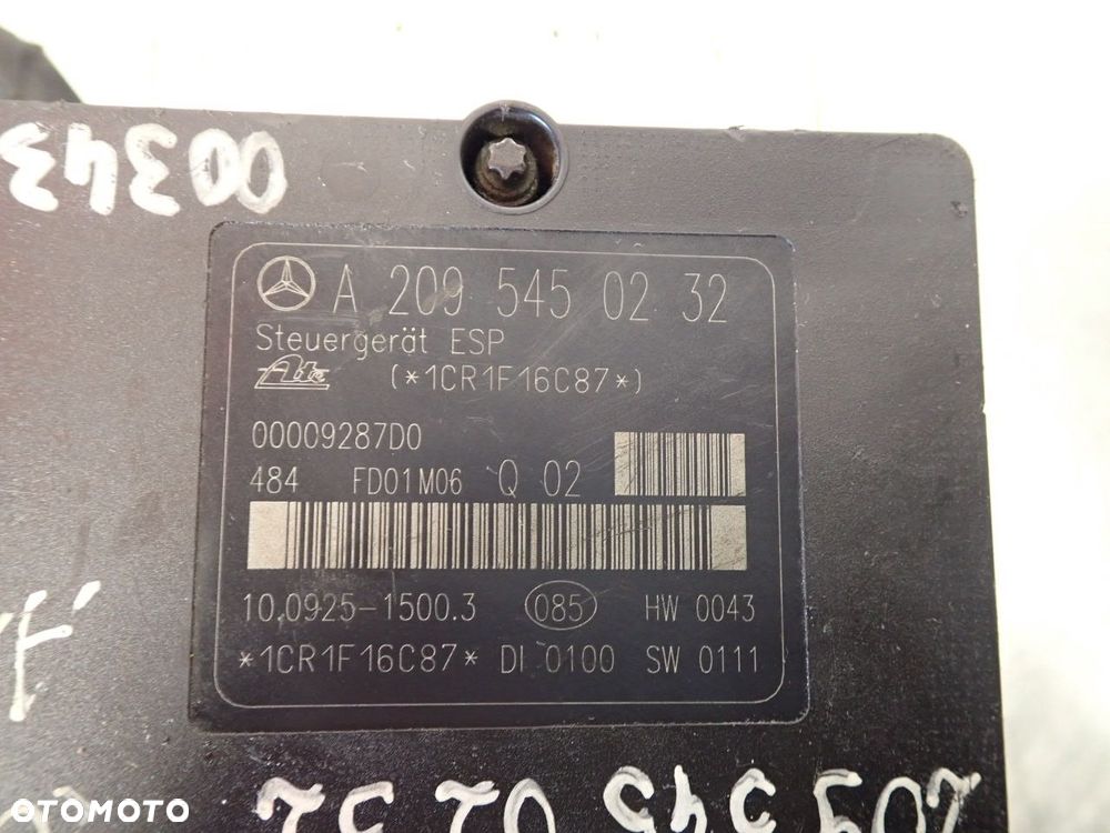 POMPA ABS MERCEDES W203 C180  A0034319412    A2095450232 - 7