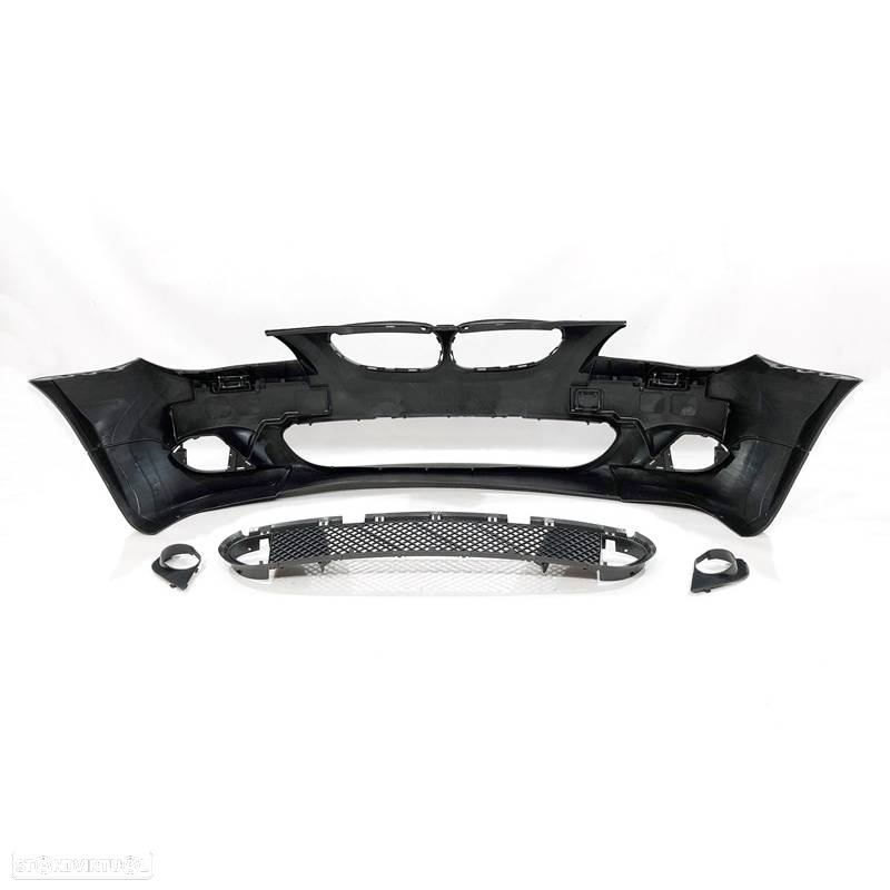 Para-choques Frontal BMW E60 / E61 2003-2010 Pack M look em plástico ABS - 4