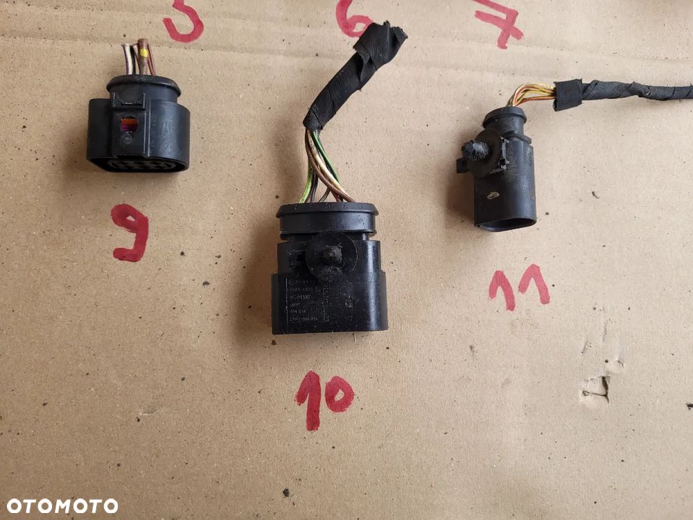 AUDI Q7 KOSTKI KOSTKA ZŁĄCZKI INSTALACJA PRZÓD XENON - 4