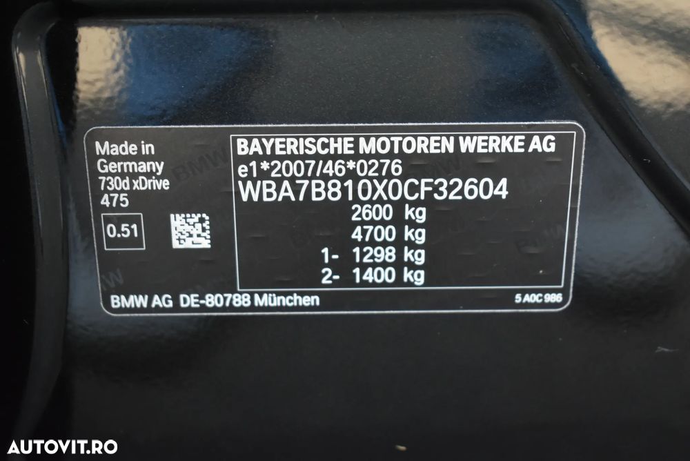 BMW Seria 7 730d xDrive MHEV - 41