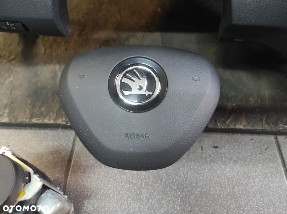 SKODA CITIGO 1ST DESKA ROZDZIELCZA KOKPIT KONSOLA ZESTAW POWYSTRZAŁOWY ORYGINALNA KOMPLET WYSYŁKA !!!! - 6