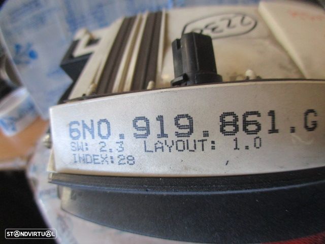 Quadrante 5392325900G 6160683101 6N0919861G VW POLO 1997 1.0I 50CV 5P AZUL KM/H DIGITAL - 4