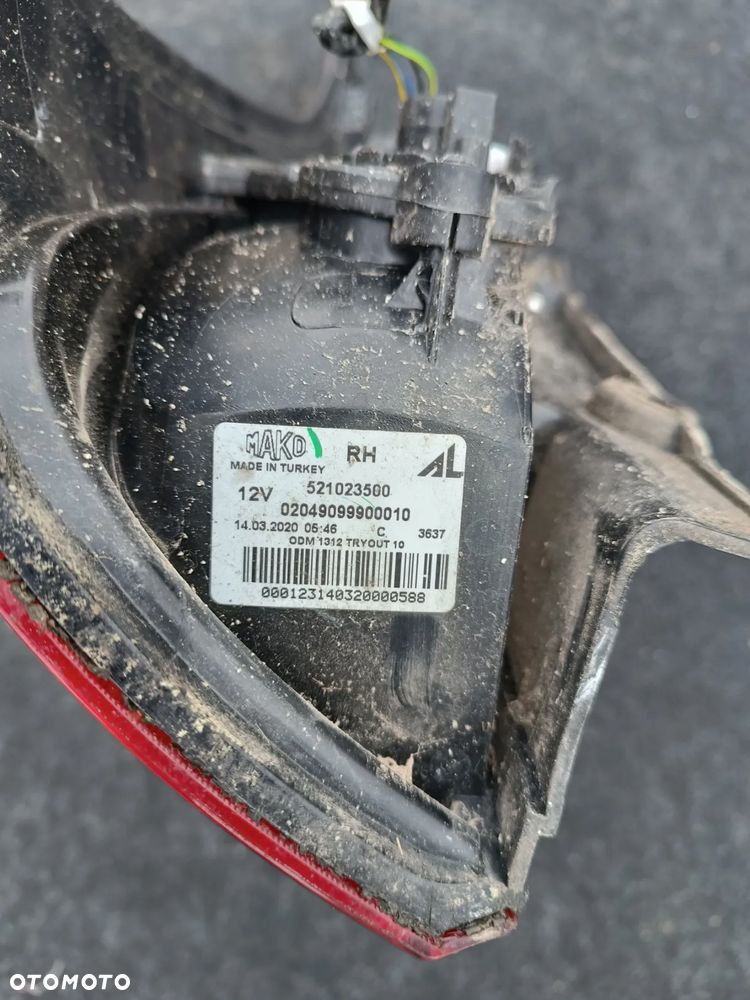 LAMPA TYŁ TYLNA PRAWA 521023500 FIAT PANDA III - 4