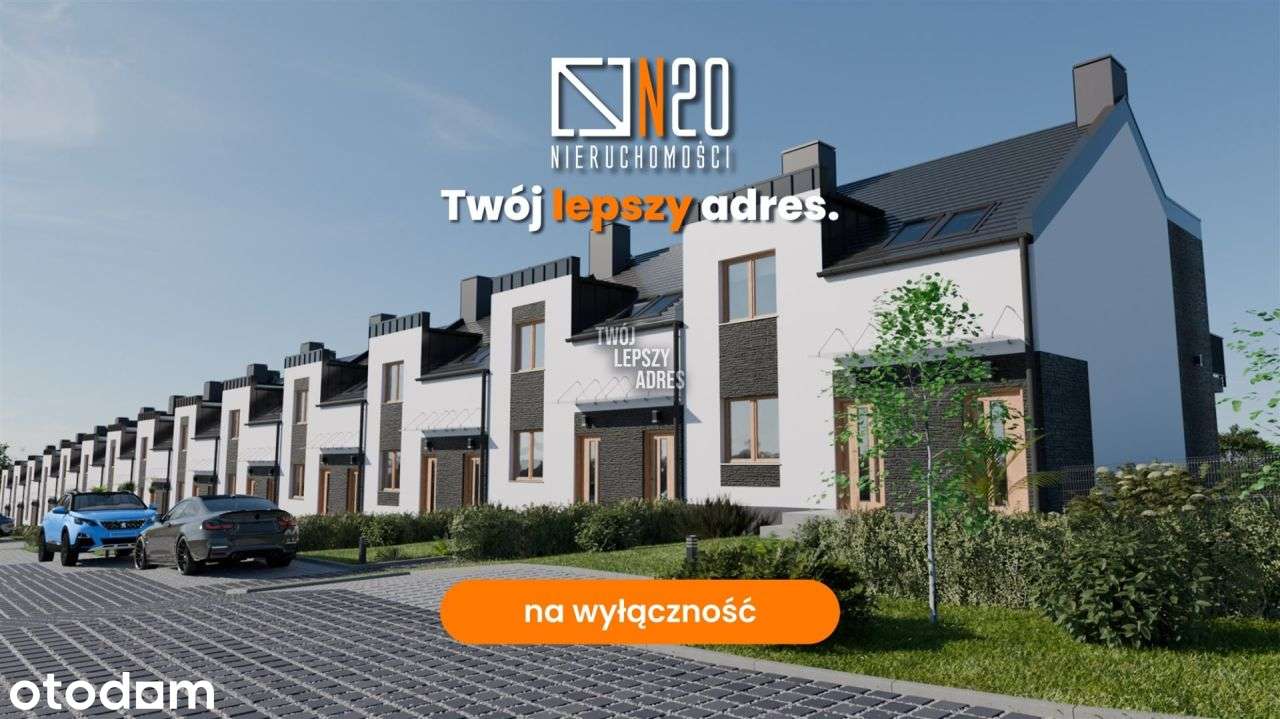 Nowe -3 pok. mieszkania, parter 64 m2, duży ogród!
