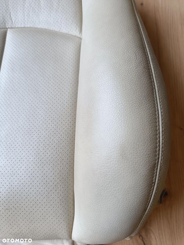 MERCEDES W211 FOTEL LEWY PRAWY BEŻOWY BEŻ BANAN IGŁA - 12