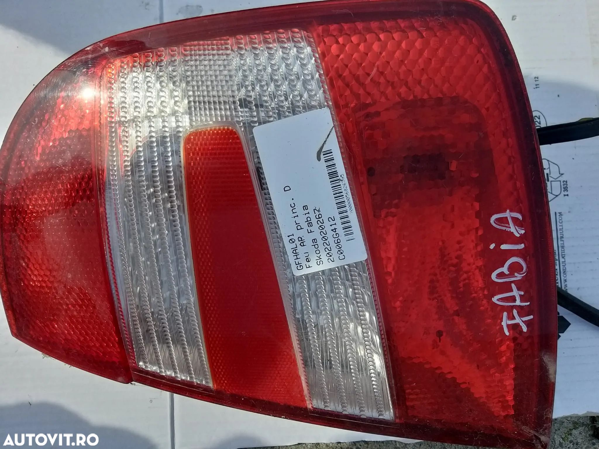 Stop Dreapta pentru Skoda Fabia an 1999-2007 - 1