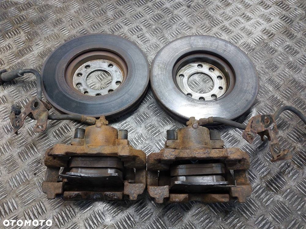 TARCZE HAMULCOWE PRZÓD + KLOCKI + ZACISKI OPEL ZAFIRA A ASTRA G 2.0 DTI - 2