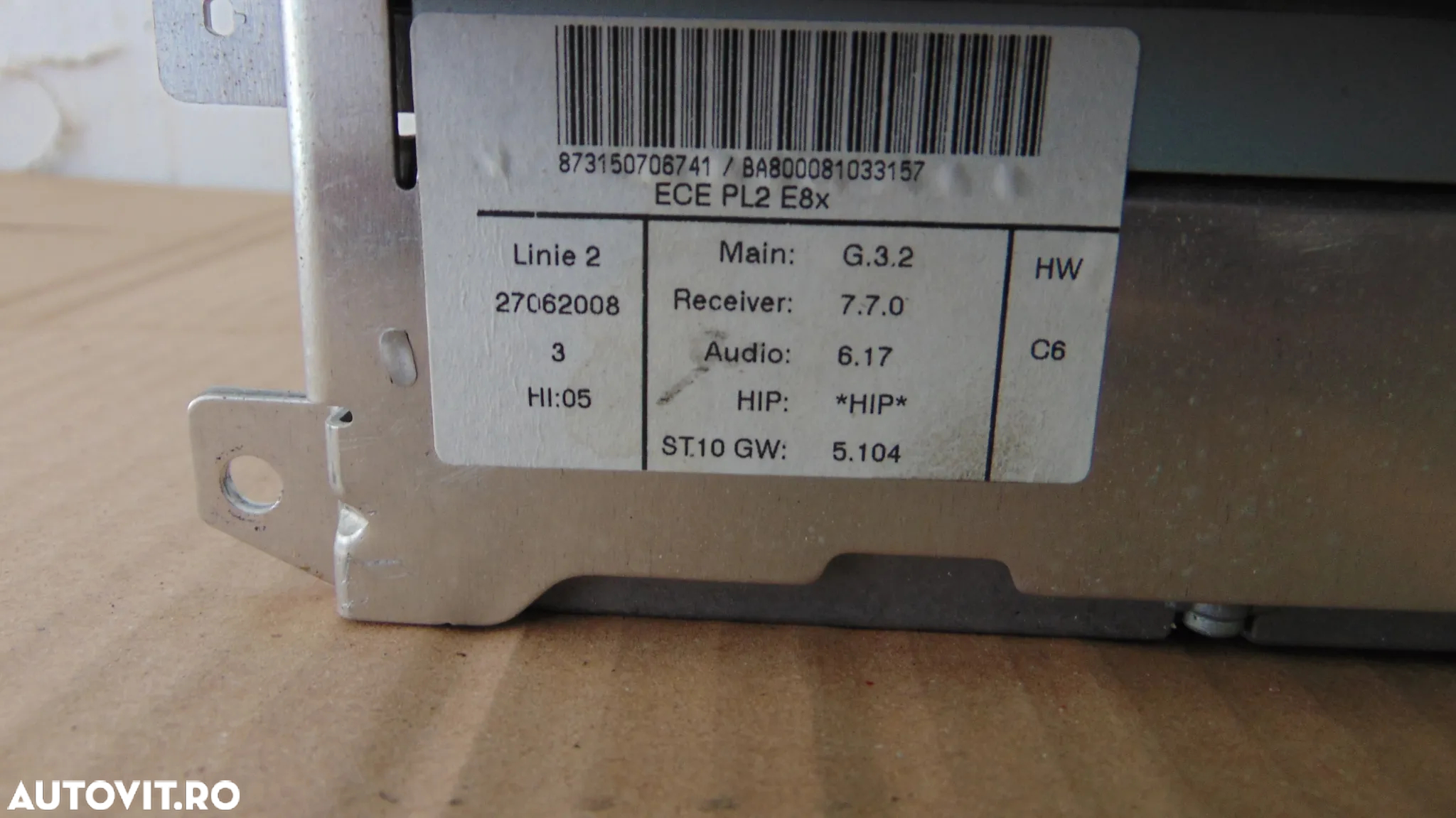 Unitate Radio CD navi BMW X5 E70,X6 E71 COD 65839185532 - 5