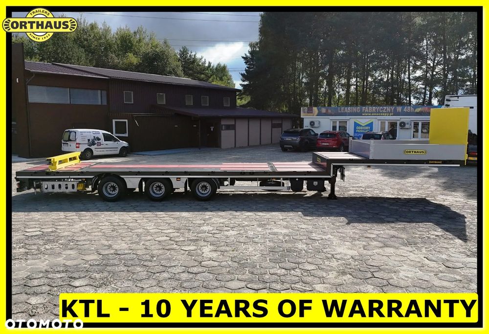Orthaus Naczepa JUMBO dł. 13.60 m, kontenery 20, 30, 40  Ft ład. 39 T !!! - 10