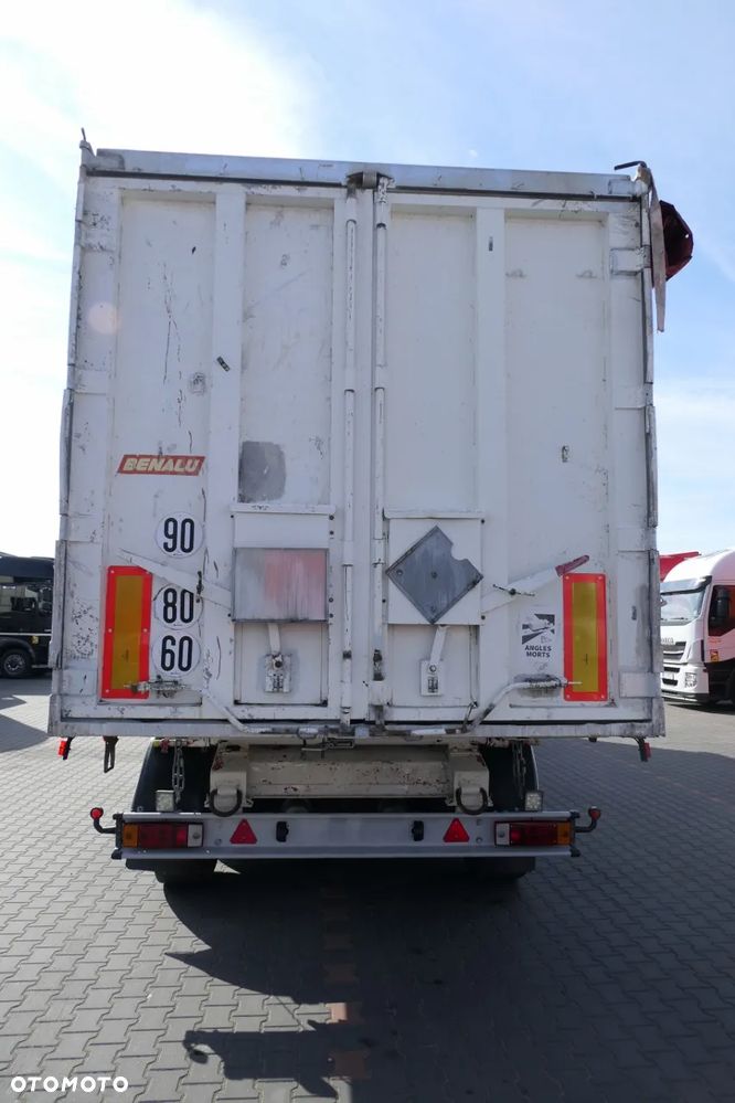 Benalu WYWROTKA ALUMINIOWA / 75 M3 / KLAPO-DRZWI / OŚ PODNOSZONA - 7