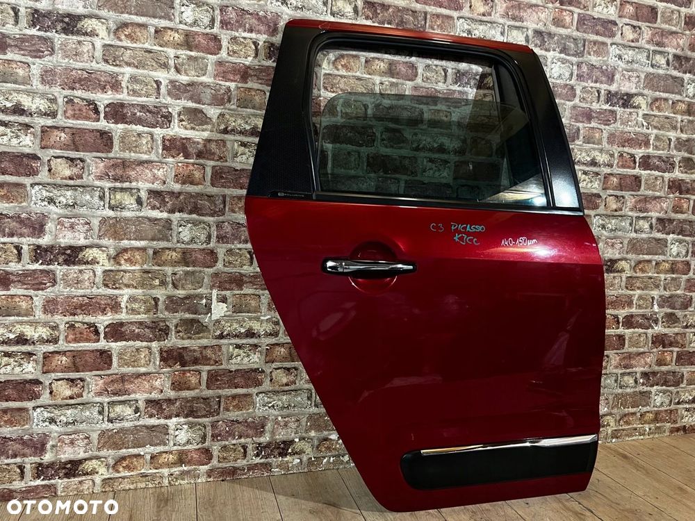 DRZWI TYŁ PRAWE KPL CITROEN C3 PICASSO 08/12 KJCC - 2