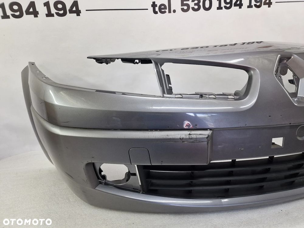 RENAULT MEGANE II 2 LIFT 05- ZDERZAK PRZEDNI PRZÓD , KOLOR SZARY METALIK , NR 8200484322 , NR AUKCJI NZ1059 - 8