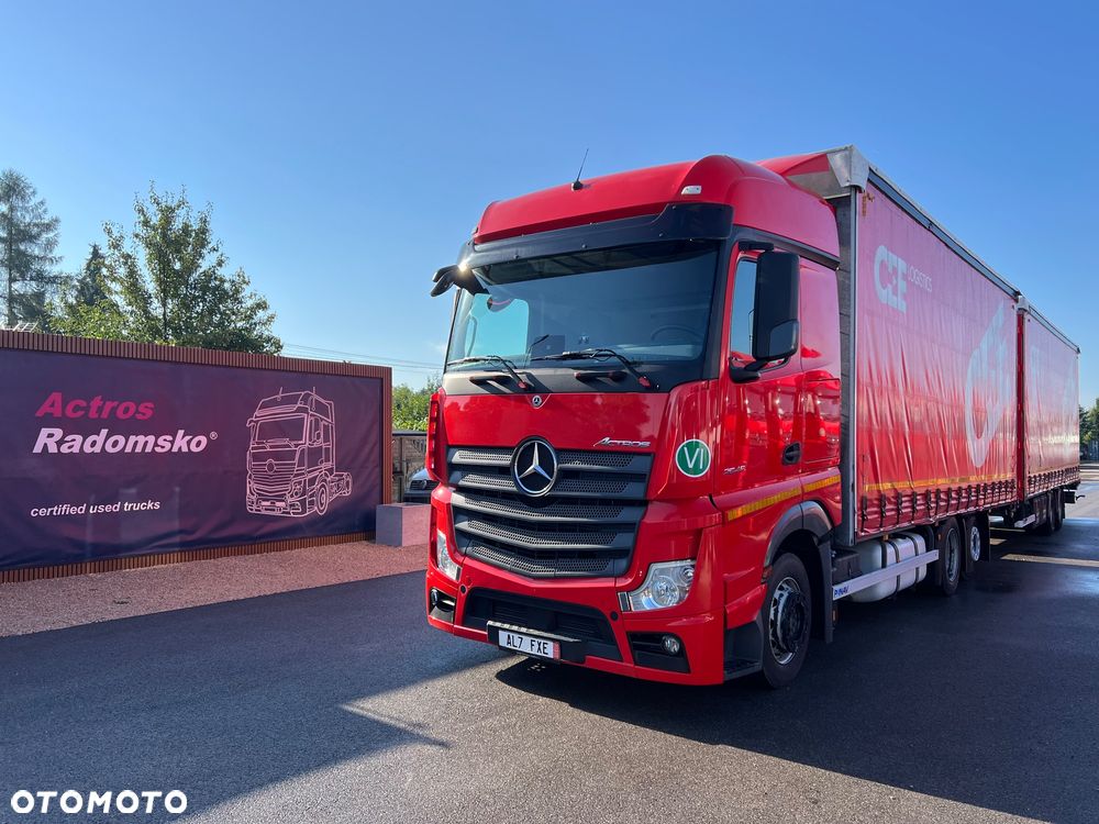 Mercedes-Benz ACTROS  MP5 euro6 6x2 jumbo zestaw  38 palet 120m - 1