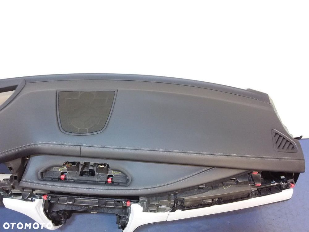 BMW X5M F85 F15 DESKA KONSOLA PODUSZKI SKÓRA HUD - 3