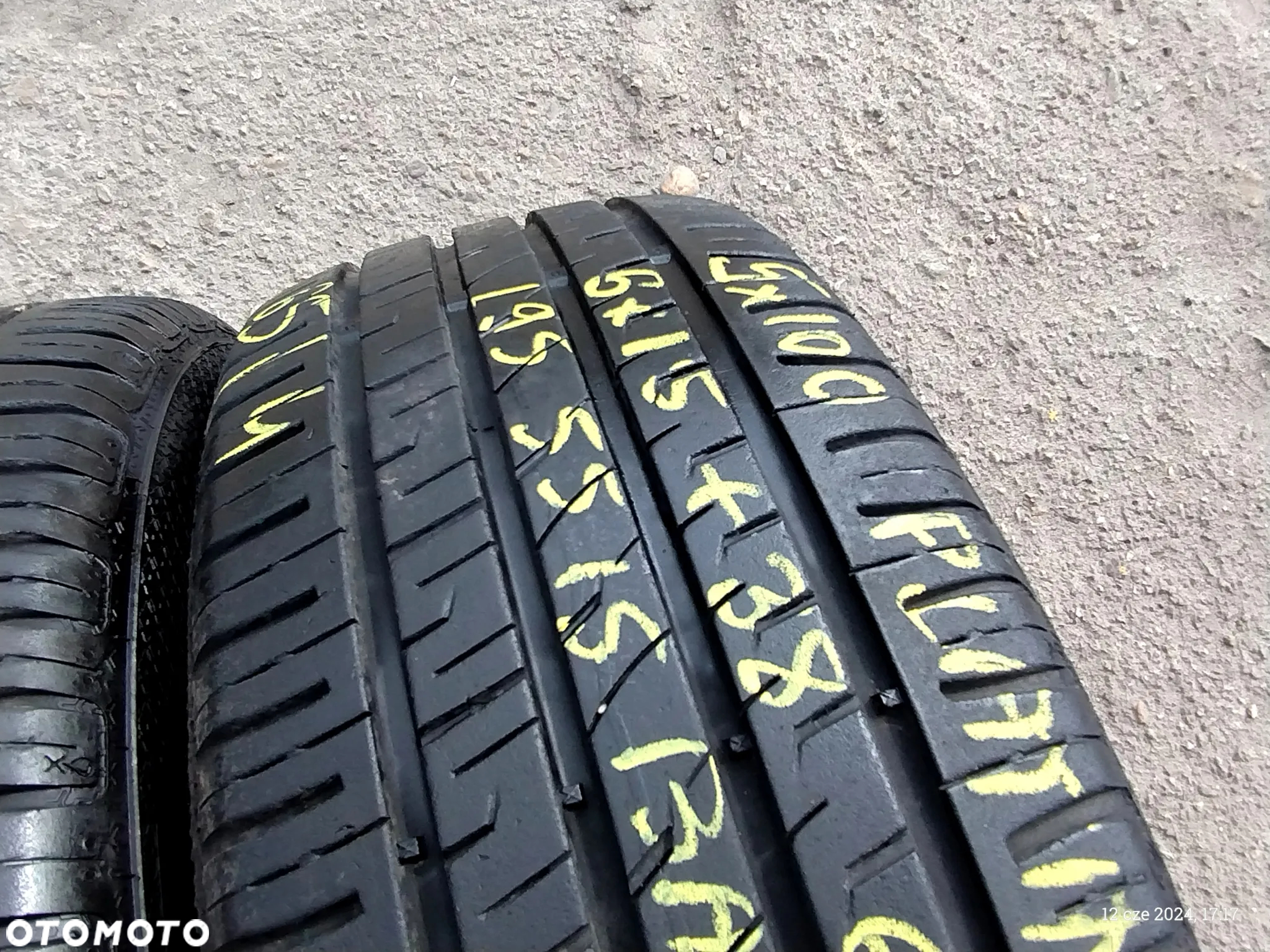 195/55R15 Opony Letnie Lato BARUM BRAVURIS 3 HM 6,5mm Legnica ALU-RAD  jak 185/60 - 7