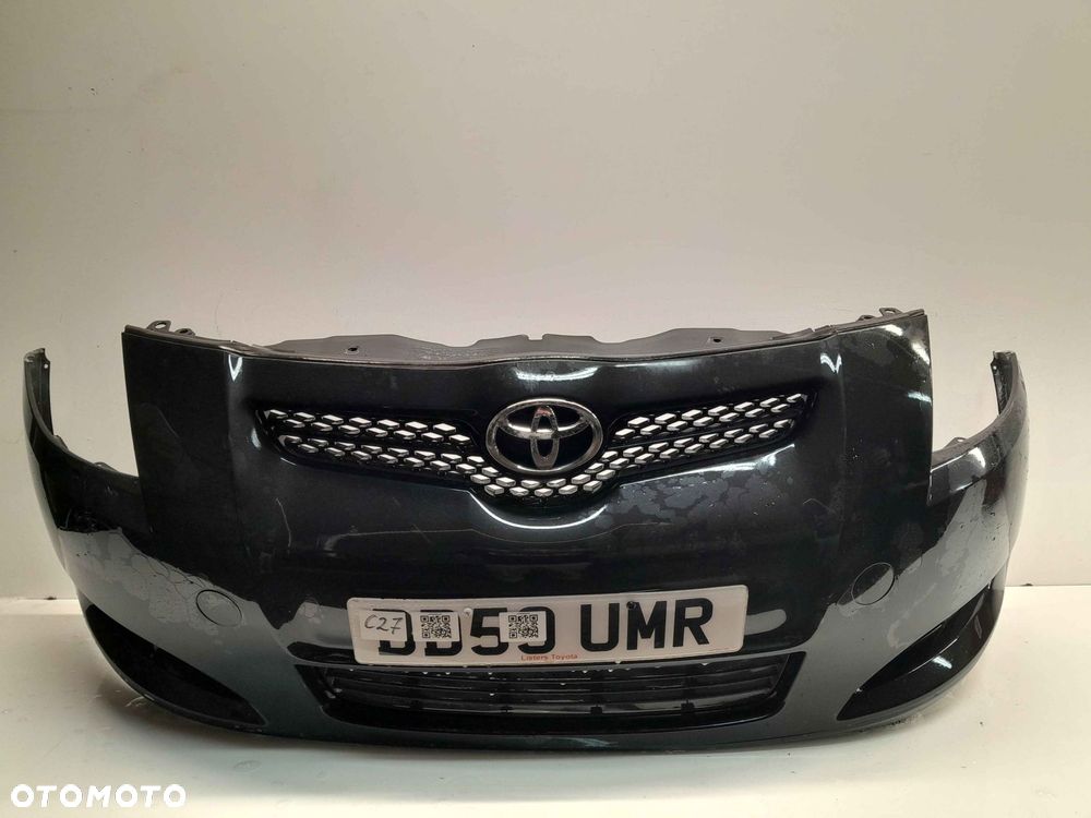 ^ ZDERZAK PRZÓD PRZEDNI DO TOYOTA AURIS I 1 209 2O9 CZARNY HALOGENY - 1
