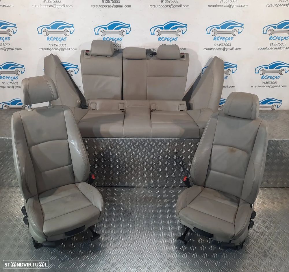 .BANCO BANCOS PELE TECIDO SERIE 1 E87 PACK M AIRBAG ORIGINAIS - 1