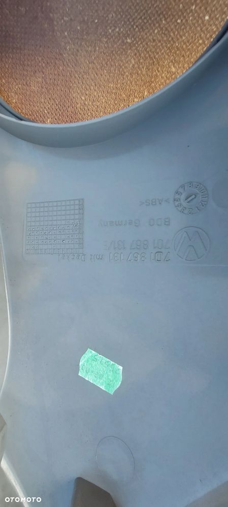 Kieszeń boczek tapicerki drzwi vw t4 lewa - 6
