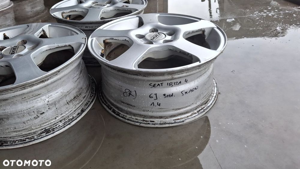 3szt Felgi Aluminiowe Dotz Imola 15" 5x112 ET48 6,5J KBA45337 VW Audi Skoda Seat Montaż Wysyłka 8A - 7