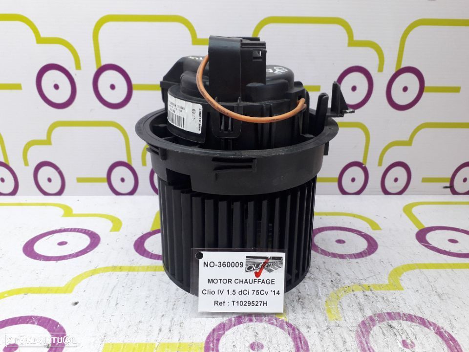 Motor Chauffage Renault Clio IV 1.5 dCi 75 Cv de 2014 - Ref: T1029527H - NO360009 - 1