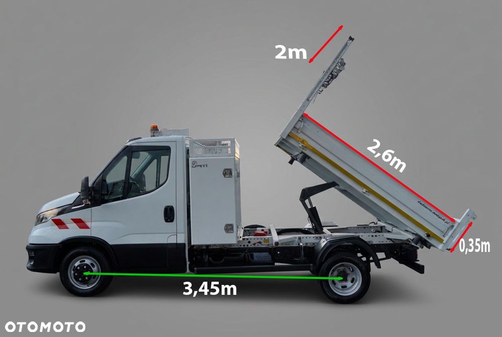Iveco 35-140 / WYWROTKA 3 STR. ALUMINIOWA / BLIŹNIAK / HI-MATIC / BLOKADA MOSTU / SPROWADZONA - 3