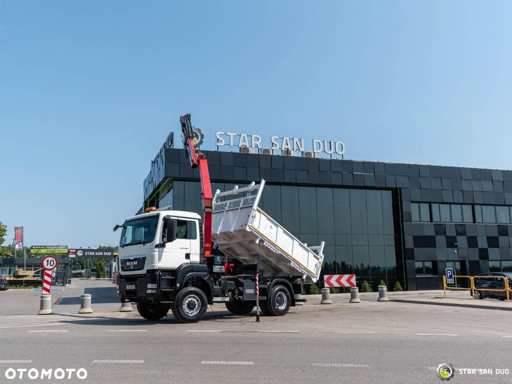MAN TGS  18.320 4x4 HMF 1730-K3 HDS Żuraw Wywrotka - 9