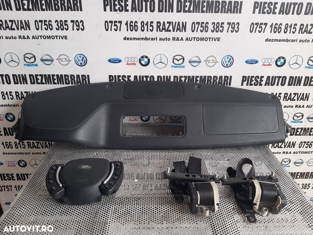 Plansa Bord Kit Airbag Land Rover Range Rover Vogue L322 Volan Stanga An 2005-2006-2007-2008-2009-2 - 2