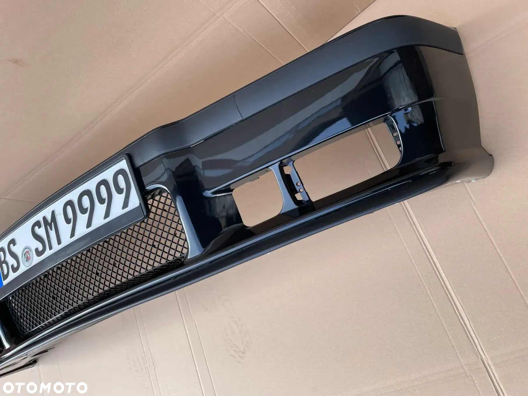 BMW E36 M PAKIET M3 przód przedni zderzak czarny schwartz cosmosschwartz 303 w kolor bez malowania * inne * - 4