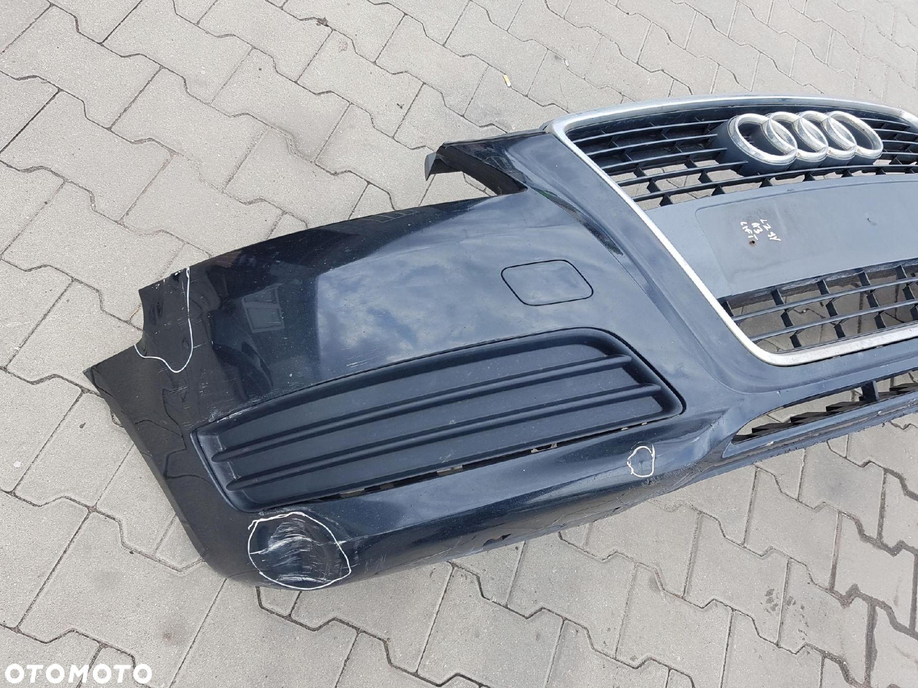 AUDI A3 8P LIFT 08-12r ZDERZAK PRZÓD GRILL - 7