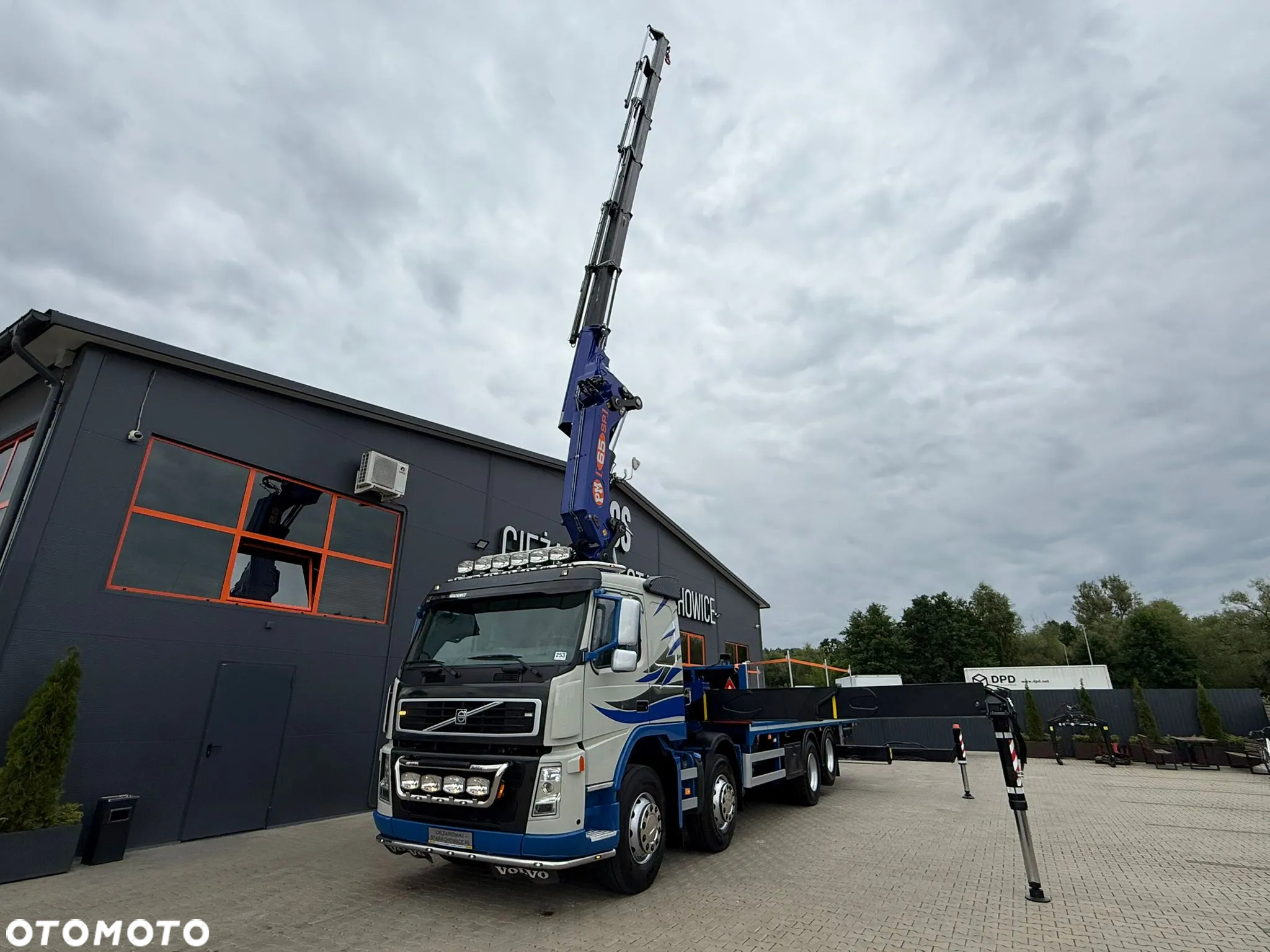 Volvo FM FH 450 8x4 8x2 // dzwig PM65 rok 2016 !!! 22 TONY !!+ platforma // kran crane żuraw hds - 19