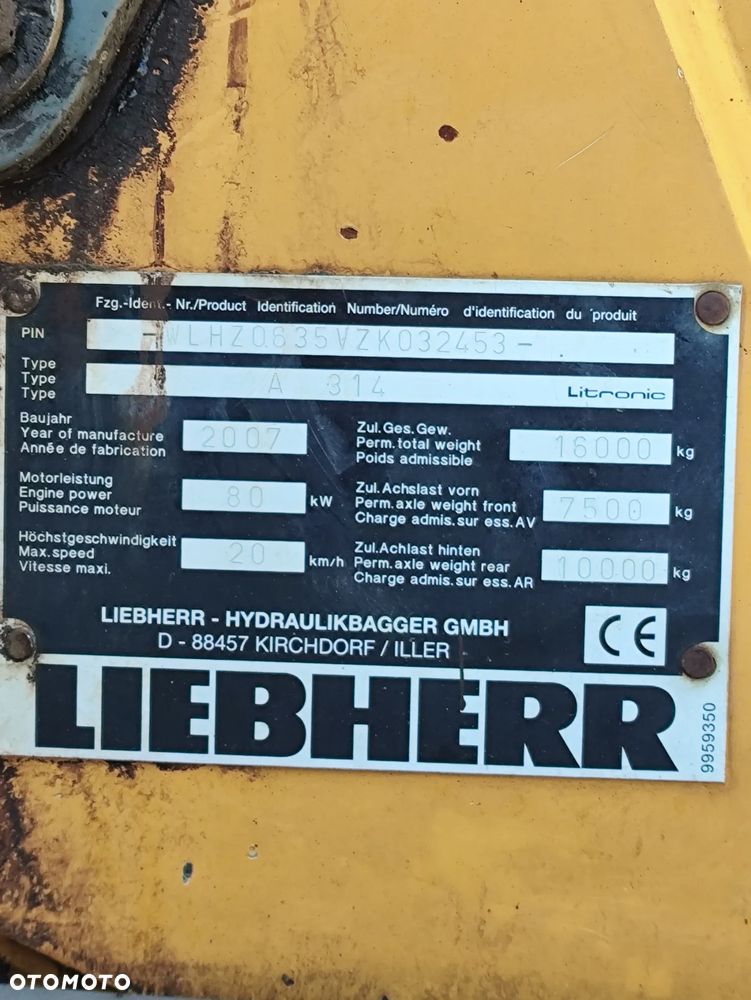 Liebherr A 314 - 15