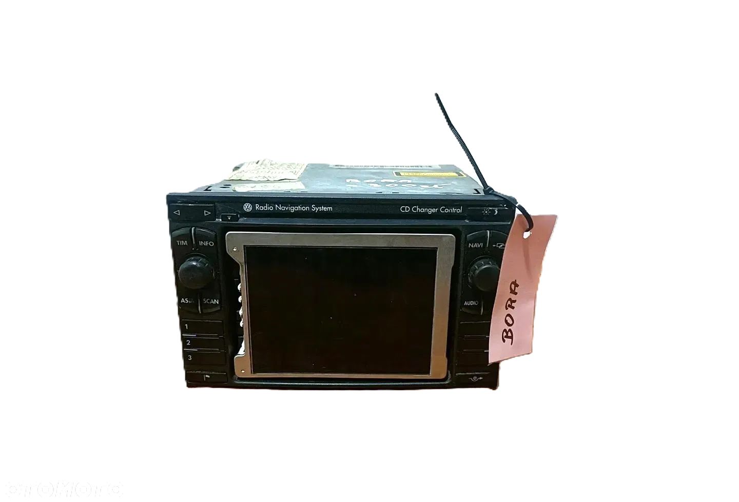 VOLKSWAGEN BORA 98-06 r. RADIO NAWIGACJA GPS RADIOODTWARZACZ 3B0035191 + - 1