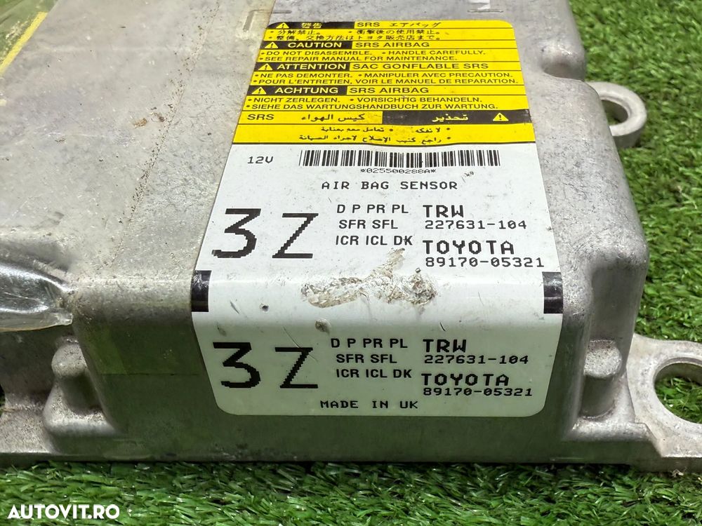 AIRBAG CALCULATOR (2 BUC.) TOYOTA AURIS 1.4 DIESEL 2013 2012-2018 / TOYOTA AVENSIS 2.0 DIESEL 2015 2012-2018 COD OEM 226370-101 226370101 227631-104 227631104 - 8