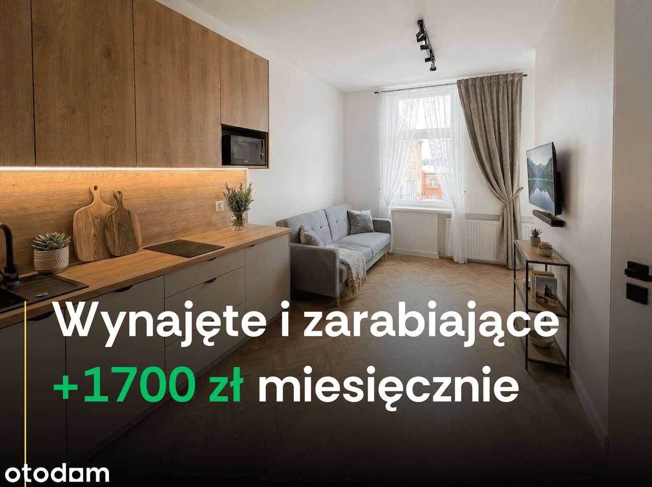 JEDNO Z WIELU! Gotowe mieszkania inwestycyjne z obsługą najmu +1,7k zł