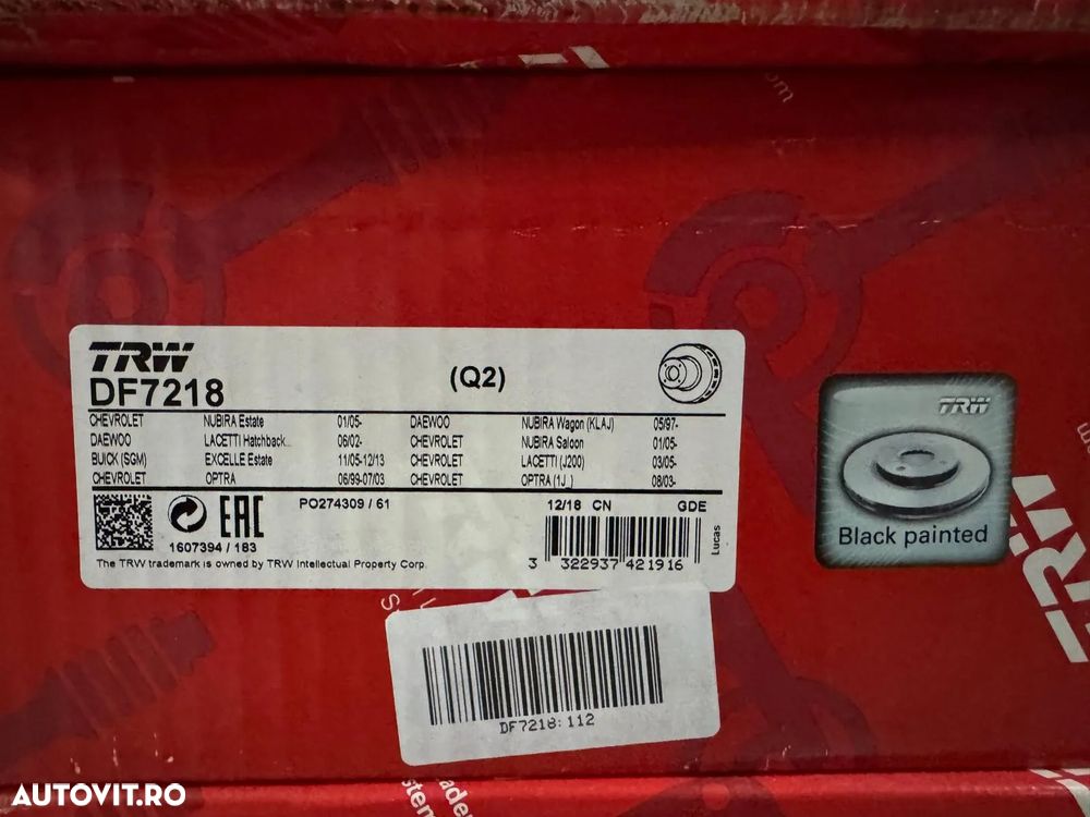 DF7218 | Disc Frana | Chevrolet Lacetti - 1